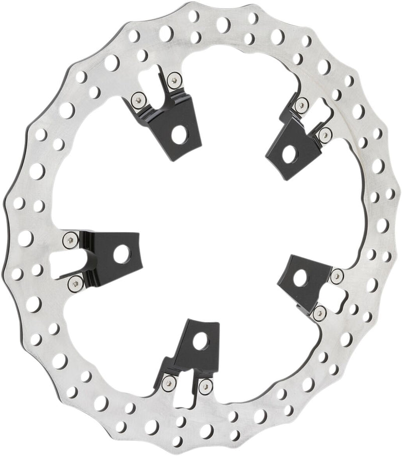 Arlen Ness 14 in. Right Side Big Brake Jagged Floating Rotor Kit for 2014-2026 Harley-Davidson Touring Motorcycles #02-951