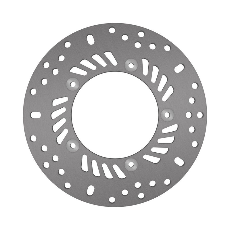 EBC Round Fixed Brake Rotor for 2017-2022 HONDA Silver Stainless Steel Solid-Mount Front One Piece (Fixed) #MD1191