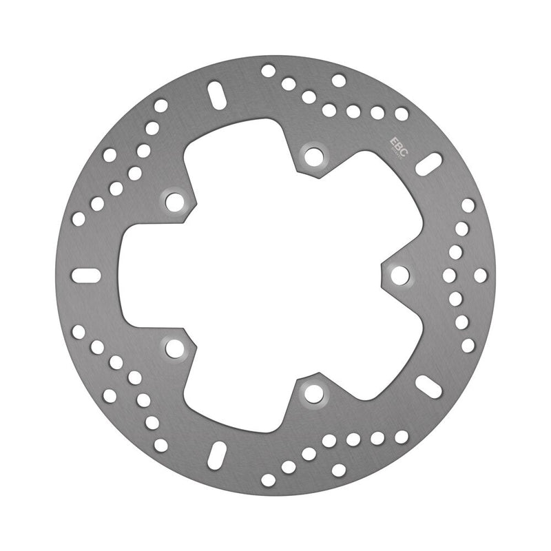 EBC Round Fixed Brake Rotor for 2016-2025 BMW G 310 Silver Stainless Steel Solid-Mount Rear One Piece (Fixed) #MD882