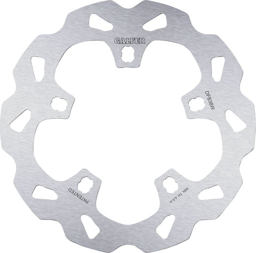 Galfer Brake Rotors for 2014-2023 Harley-Davidson Silver Front Semi-Floating 420 High-Carbon Stainless Steel