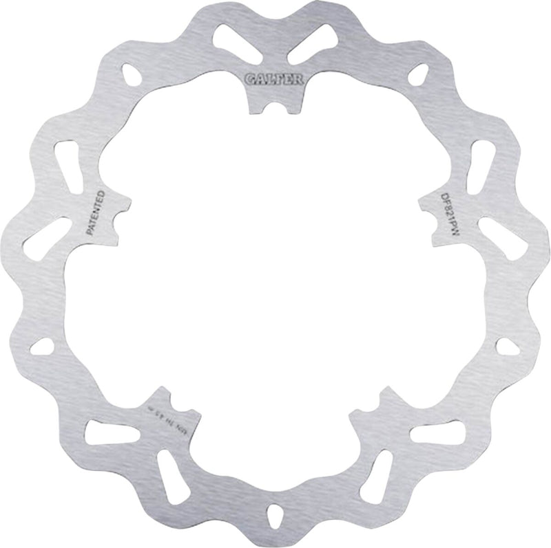 Galfer Brake Rotors for 2006-2023 Harley-Davidson Silver Front Semi-Floating 420 High-Carbon Stainless Steel #DF821PW