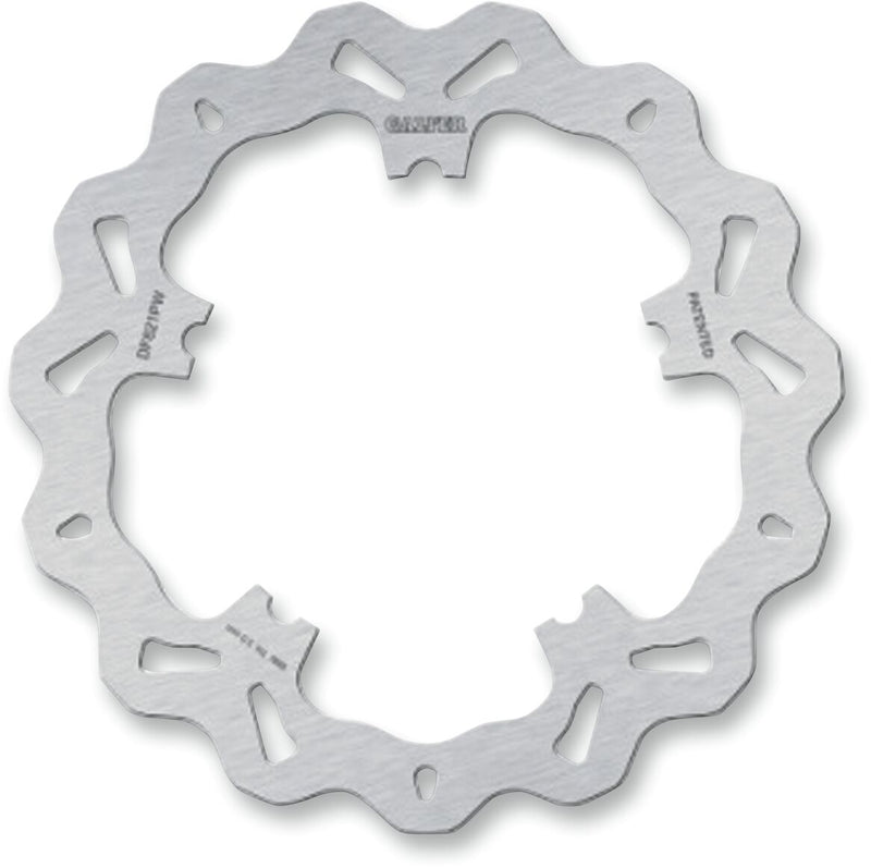 Galfer Brake Rotors for 2006-2023 Harley-Davidson Silver Front Semi-Floating 420 High-Carbon Stainless Steel #DF821PW