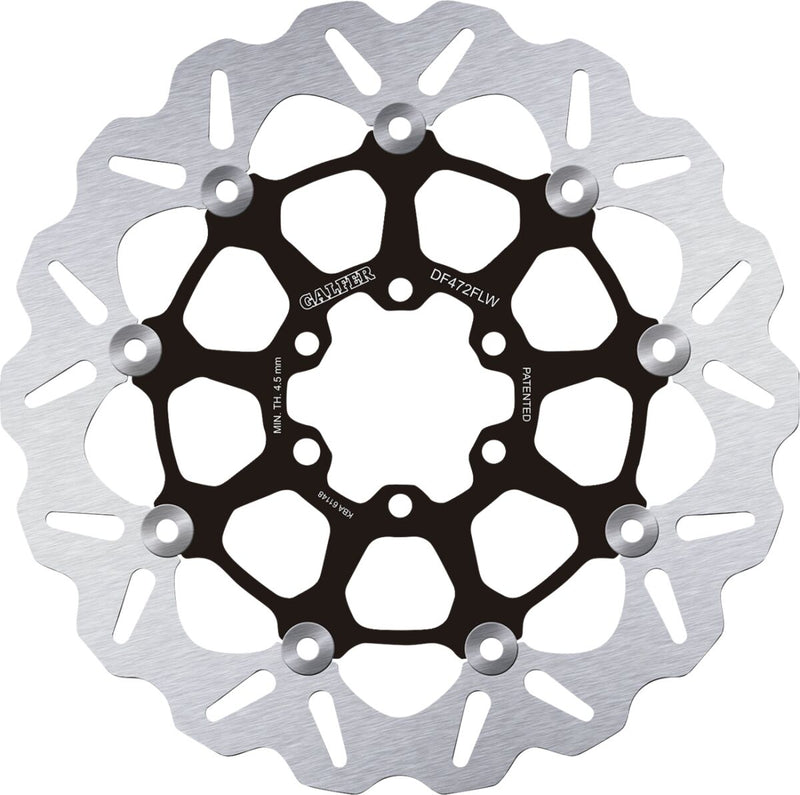 Galfer Brake Rotor for Indian Front Rear Two Piece (Floating) Stainless Steel #DF472FLW