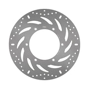 EBC Round Fixed Brake Rotor for 2004-2009 HONDA VTX 1300 Silver Stainless Steel Solid-Mount Front One Piece (Fixed)