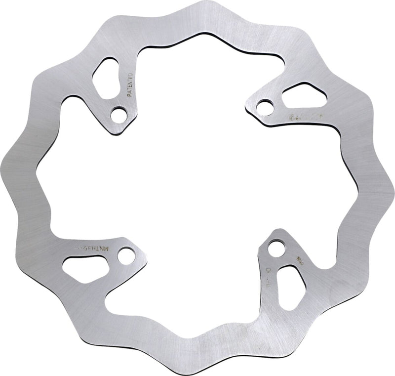 Galfer Brake Rotor for 2019-2020 KAWASAKI Raw Rear Solid-Mount 420 High-Carbon Stainless Steel #DF149W