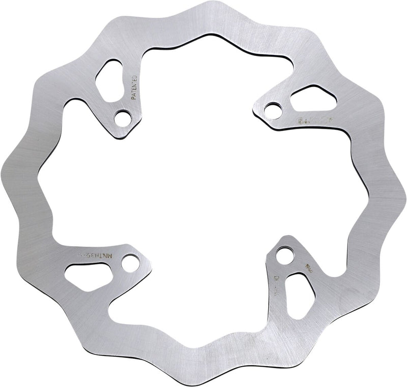 Galfer Brake Rotor for 2019-2020 KAWASAKI Raw Rear Solid-Mount 420 High-Carbon Stainless Steel #DF149W