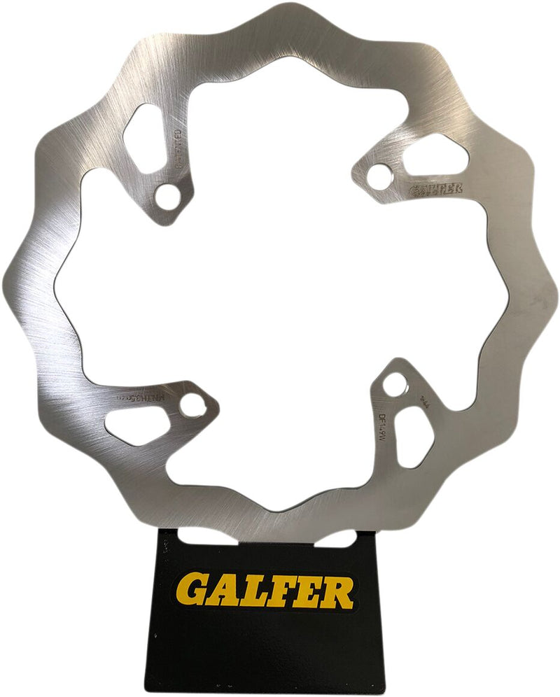 Galfer Brake Rotor for 2019-2020 KAWASAKI Raw Rear Solid-Mount 420 High-Carbon Stainless Steel #DF149W