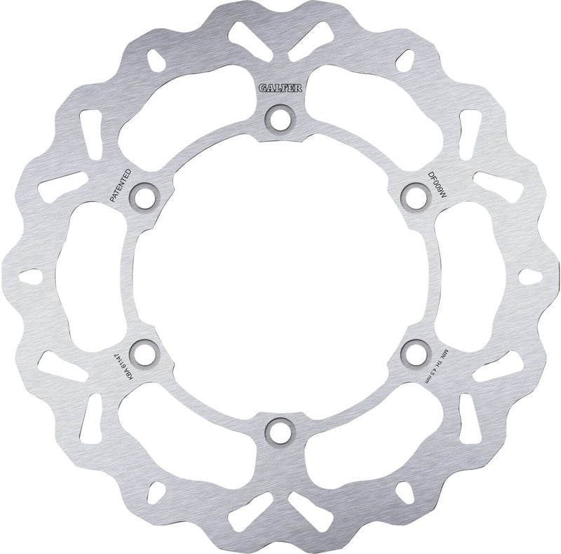 Galfer Brake Rotor Front One Piece (Fixed) Stainless Steel #DF009W