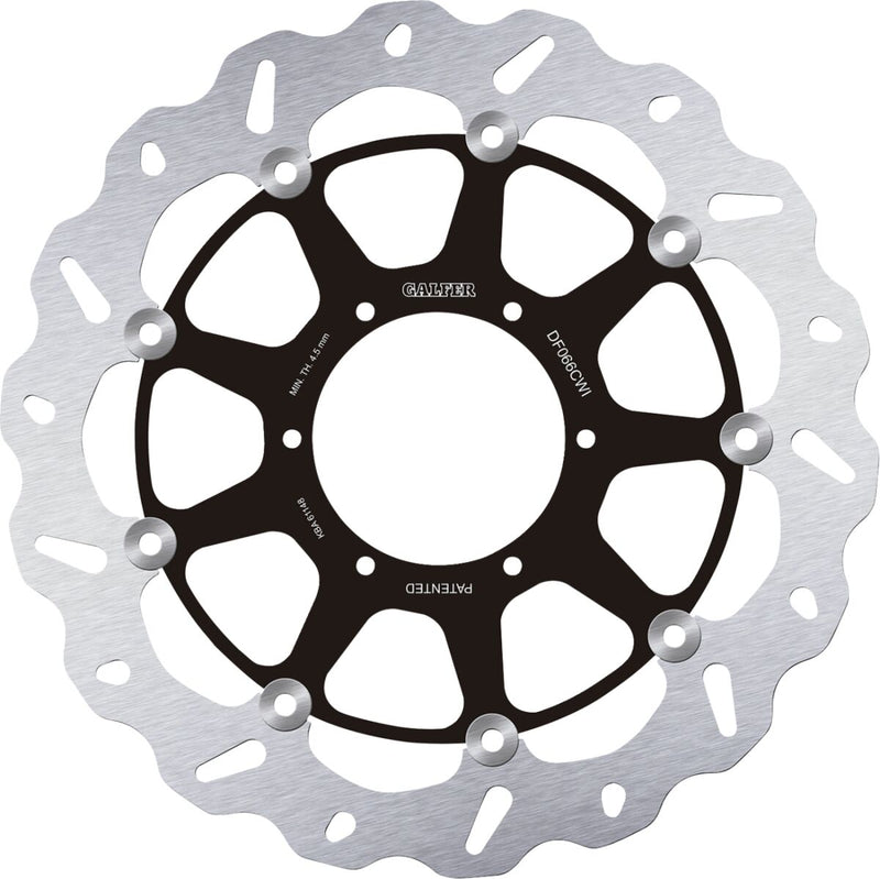 Galfer Brake Rotor for 2000-2003 HONDA CBR Front Left Two Piece (Floating) Stainless Steel #DF066CWI