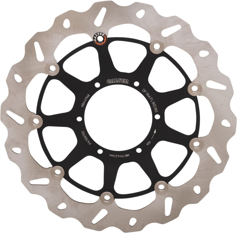 Galfer Brake Rotor for 2000-2003 HONDA CBR Front Left Two Piece (Floating) Stainless Steel #DF066CWI