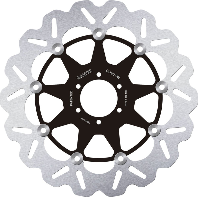 Galfer Brake Rotor for 2000-2007 HONDA Front Two Piece (Floating) Stainless Steel #DF067CW