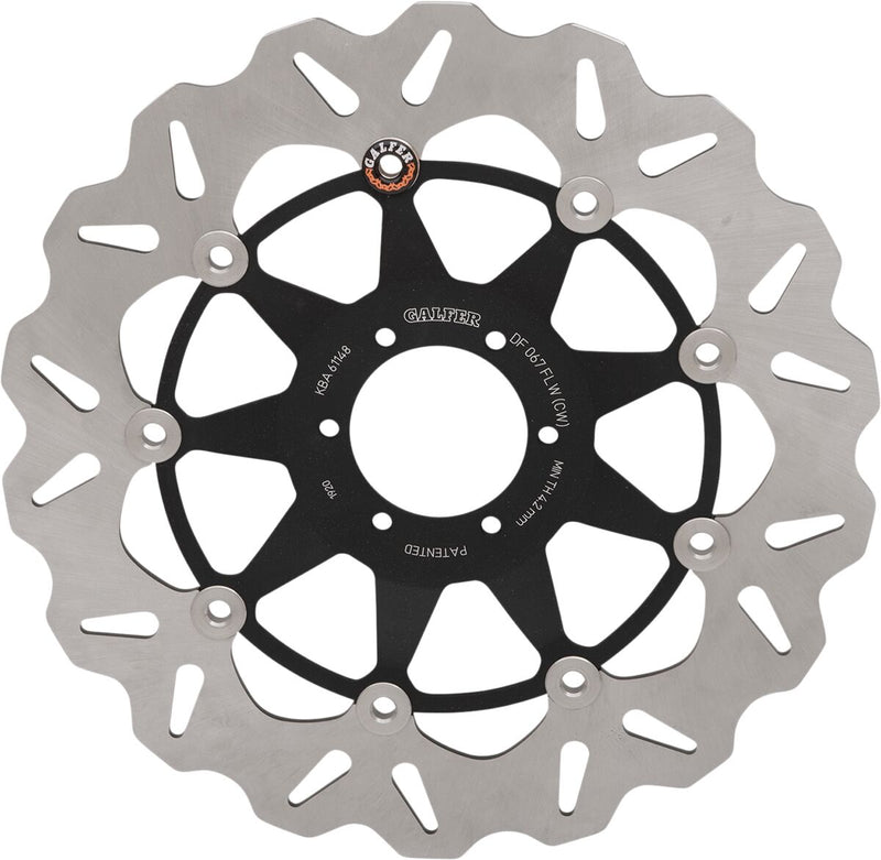 Galfer Brake Rotor for 2000-2007 HONDA Front Two Piece (Floating) Stainless Steel #DF067CW