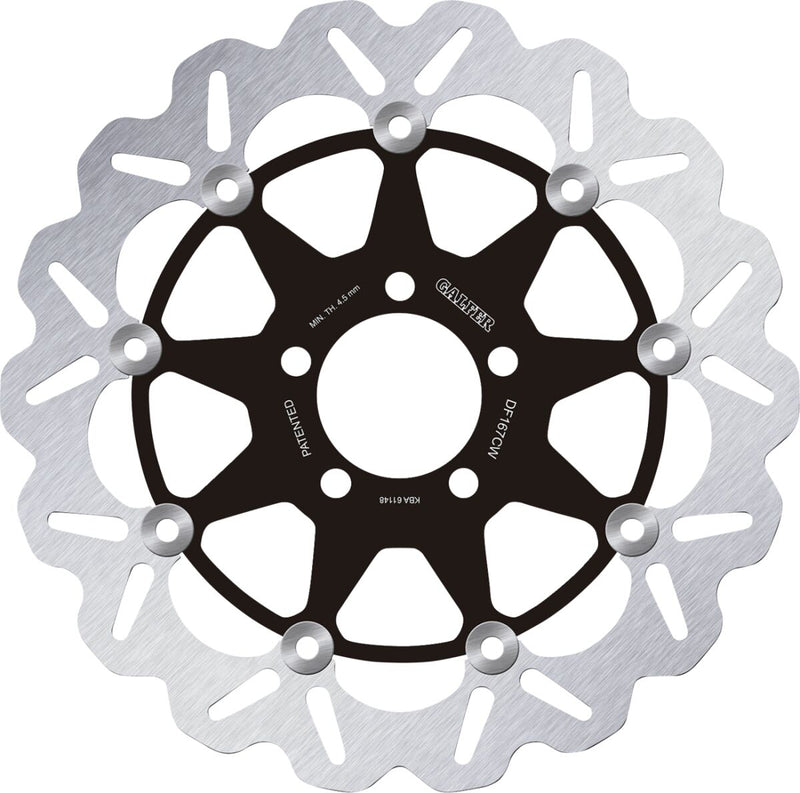Galfer Brake Rotor Front Two Piece (Floating) Stainless Steel #DF167CW