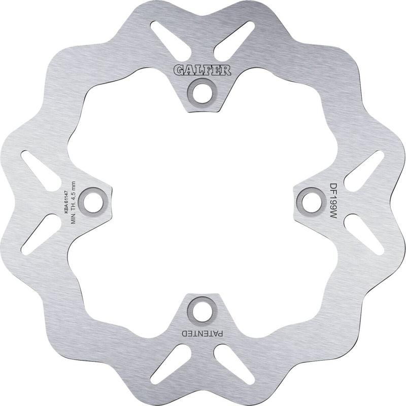 Galfer Brake Rotor for 2000-2006 KAWASAKI ZX-12 R Rear One Piece (Fixed) Stainless Steel #DF199W