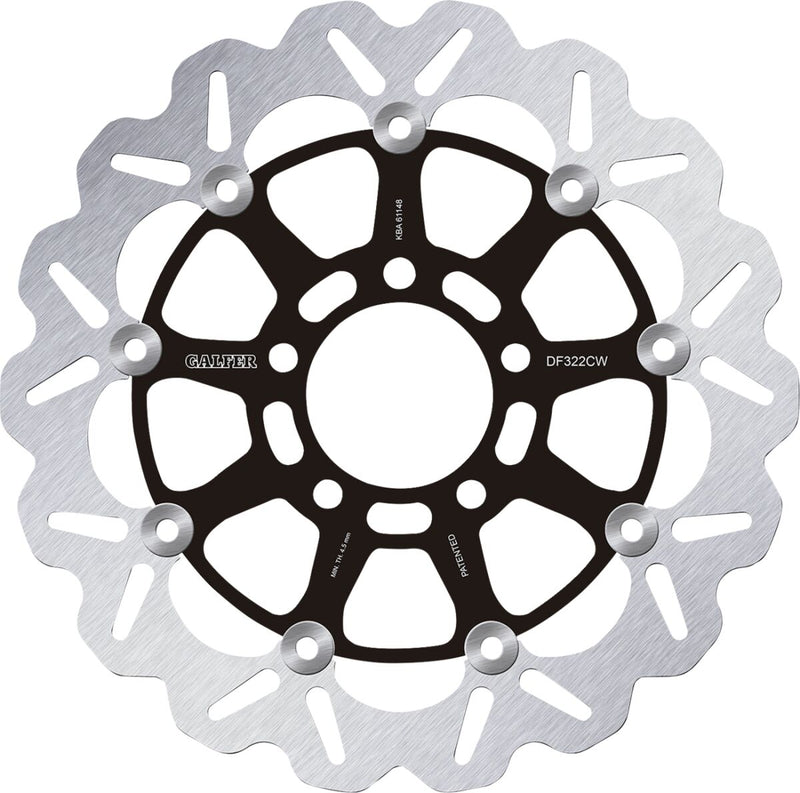Galfer Brake Rotor for 2003-2005 SUZUKI GSX-R Front Two Piece (Floating) Stainless Steel #DF322CW