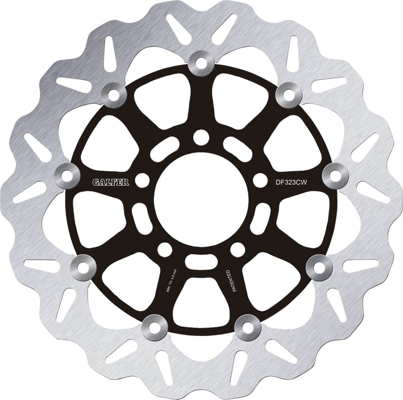 Galfer Brake Rotor Front Two Piece (Floating) Stainless Steel #DF323CW