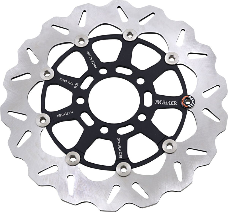 Galfer Brake Rotor Front Two Piece (Floating) Stainless Steel #DF323CW