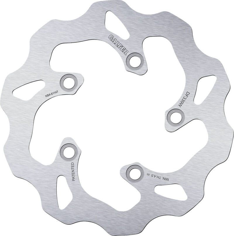 Galfer Brake Rotor for 1986-1988, 1997-2026 SUZUKI Rear One Piece (Fixed) Stainless Steel #DF339W