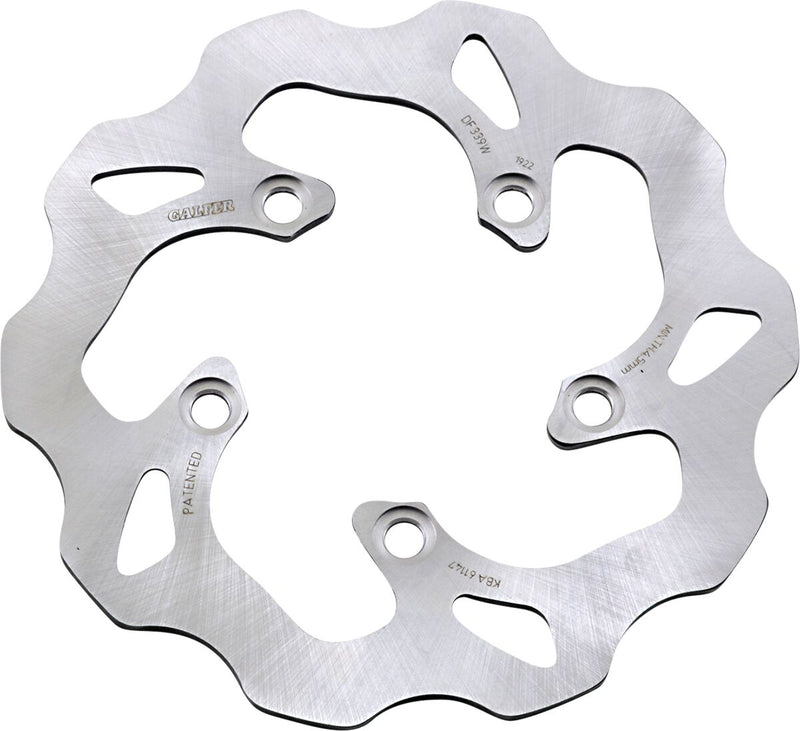 Galfer Brake Rotor for 1986-1988, 1997-2026 SUZUKI Rear One Piece (Fixed) Stainless Steel #DF339W