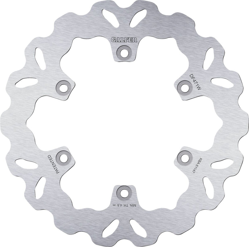 Galfer Brake Rotor for 1983-2016 YAMAHA Front Rear One Piece (Fixed) Stainless Steel #DF471W