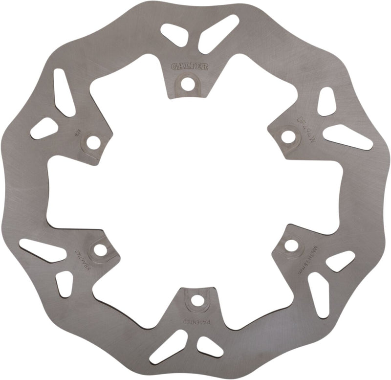 Galfer Brake Rotor for 2001-2011, 2021-2025 YAMAHA Wave® Front Rear One Piece (Fixed) Stainless Steel #DF494W