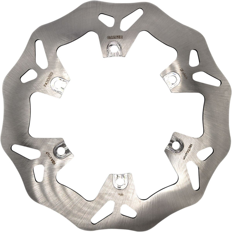 Galfer Brake Rotor for 2001-2011, 2021-2025 YAMAHA Wave® Front Rear One Piece (Fixed) Stainless Steel #DF494W