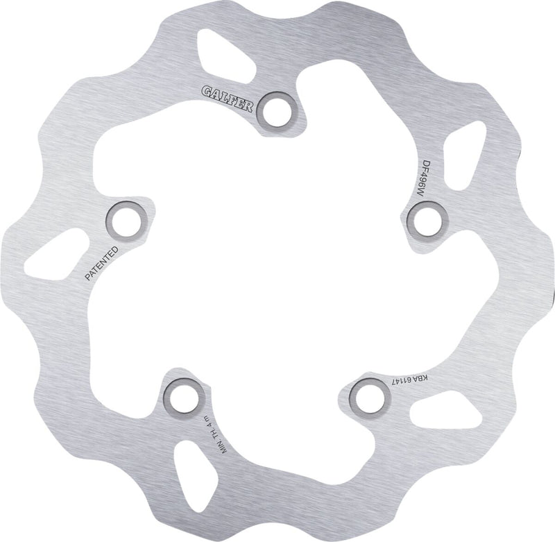 Galfer Brake Rotor for 2003-2026 YAMAHA Rear One Piece (Fixed) Stainless Steel #DF496W