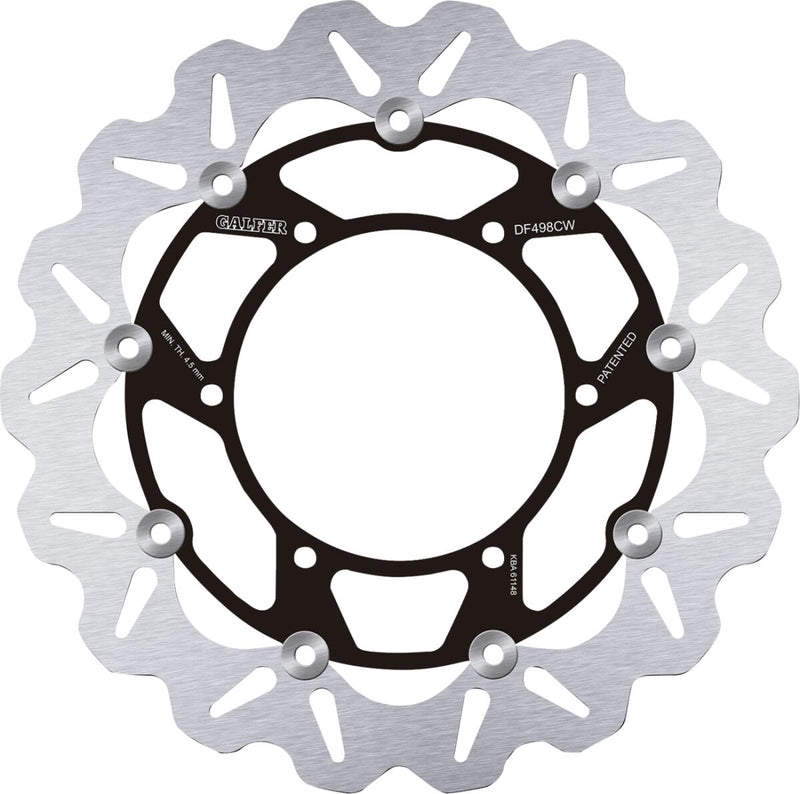 Galfer Brake Rotor for 2003-2020 YAMAHA Wave® Front Rear Two Piece (Floating) Stainless Steel #DF498CW