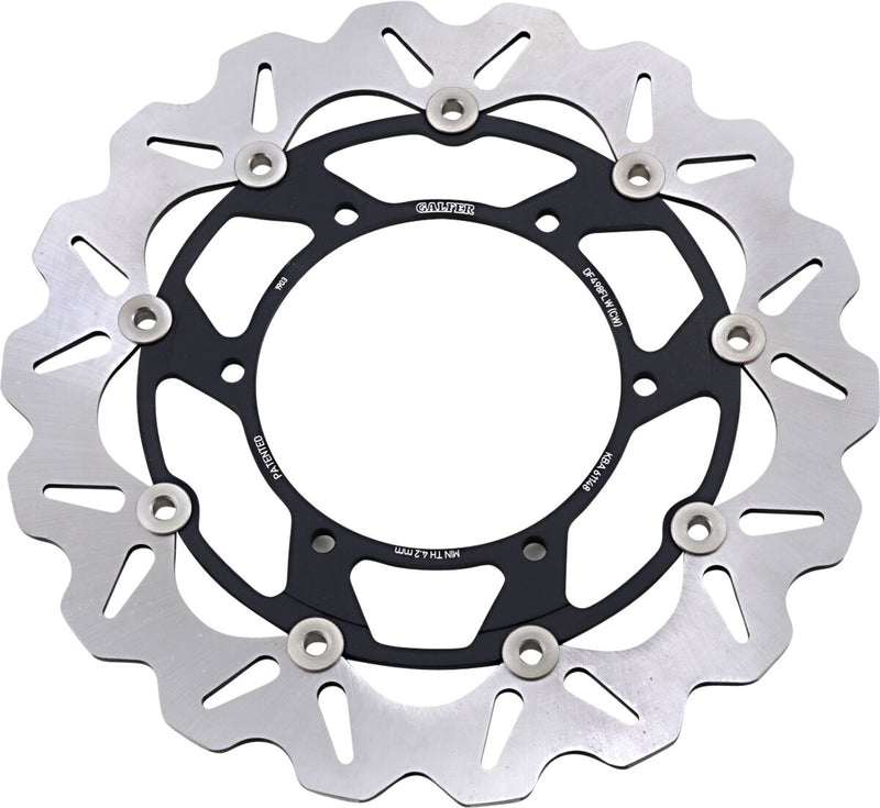 Galfer Brake Rotor for 2003-2020 YAMAHA Wave® Front Rear Two Piece (Floating) Stainless Steel #DF498CW