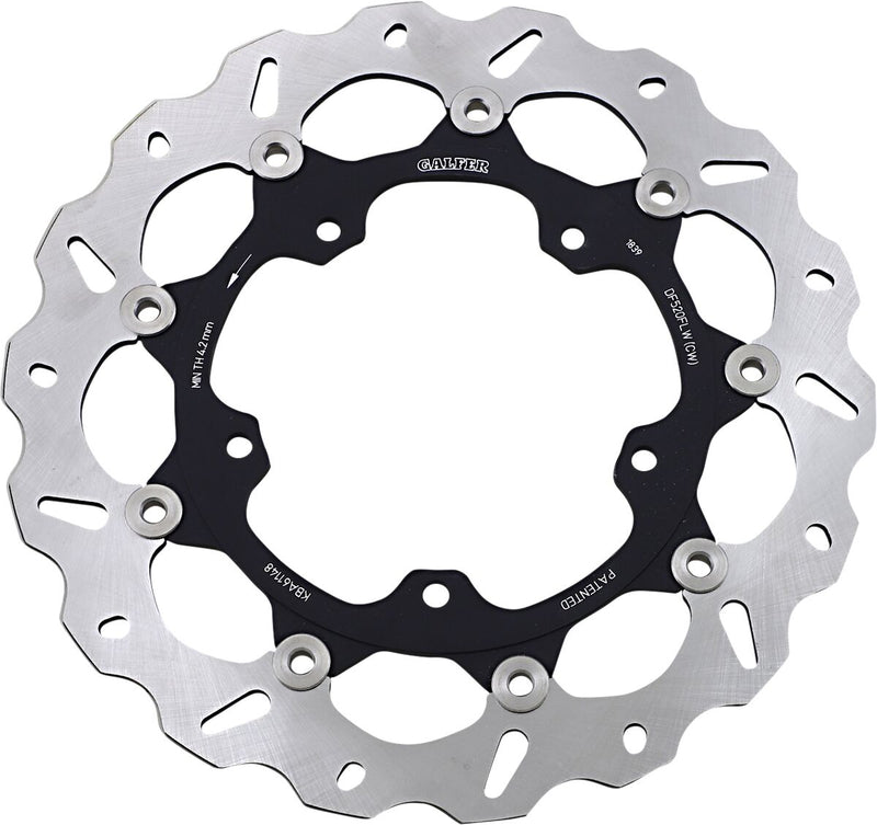 Galfer Brake Rotor for 2007-2024 YAMAHA Front Left Two Piece (Floating) Stainless Steel #DF520CWI