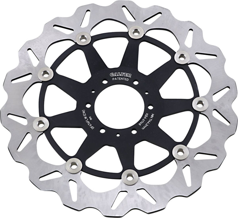 Galfer Brake Rotor for 1992, 1997-2016 HONDA Front Two Piece (Floating) Stainless Steel #DF676CW