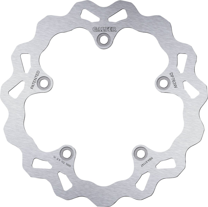 Galfer Brake Rotor Rear One Piece (Fixed) Stainless Steel #DF763W