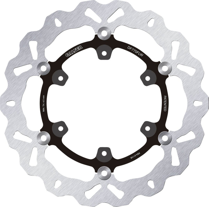 Galfer Brake Rotor Front Two Piece (Floating) Stainless Steel #DF770FLW
