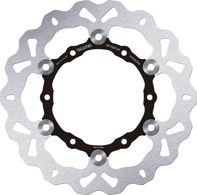 Galfer Brake Rotor Rear Two Piece (Floating) Stainless Steel #DF782FLW