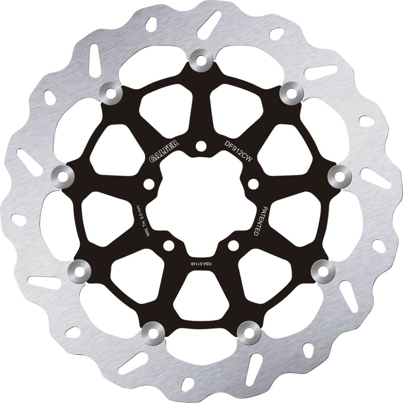 Galfer Brake Rotor for 2015-2024 DUCATI SCRAMBLER 803 ABS Front Two Piece (Floating) Stainless Steel #DF912CW