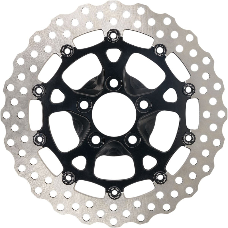 Two-Piece Brake Rotor Dyna,
Softail,
Revolution,
Sportster,
Touring,
Trike