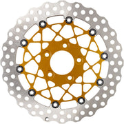 Two-Piece Brake Rotor Dyna,
Softail,
Revolution,
Sportster,
Touring,
Trike