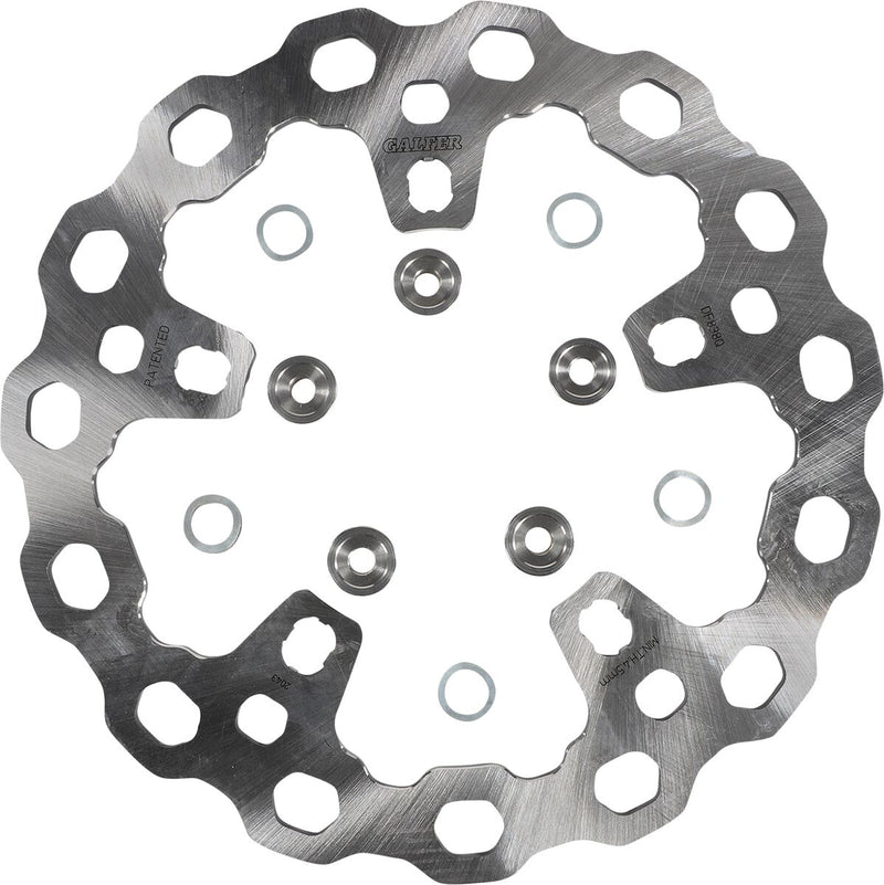 Galfer Cubiq™ Brake Rotor for 2014-2023 Harley-Davidson Chrome Front Full-Floating #DF838Q