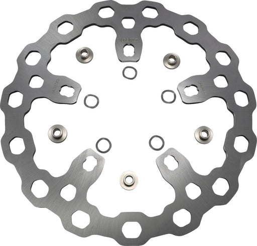 Galfer Oversize Cubiq™ Brake Rotor for 2011-2023 Harley-Davidson Chrome Front Two Piece (Semi-Floating)