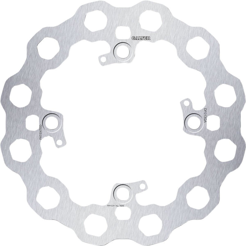 Galfer Cubiq™ Brake Rotor Silver Rear Solid-Mount #DF013QA
