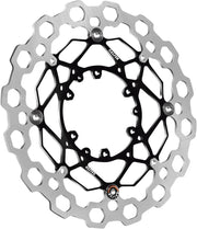 Galfer Cubiq™ Brake Rotor for 2003-2021, 2024-2026 HONDA Black Chrome Front Full-Floating #DF070FLQ