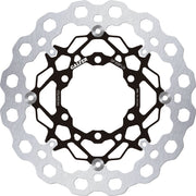 Galfer Cubiq™ Brake Rotor Black Silver Front Full-Floating #DF358FLQ