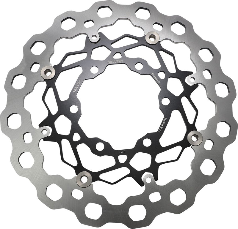 Galfer Cubiq™ Brake Rotor Black Silver Front Full-Floating #DF358FLQ