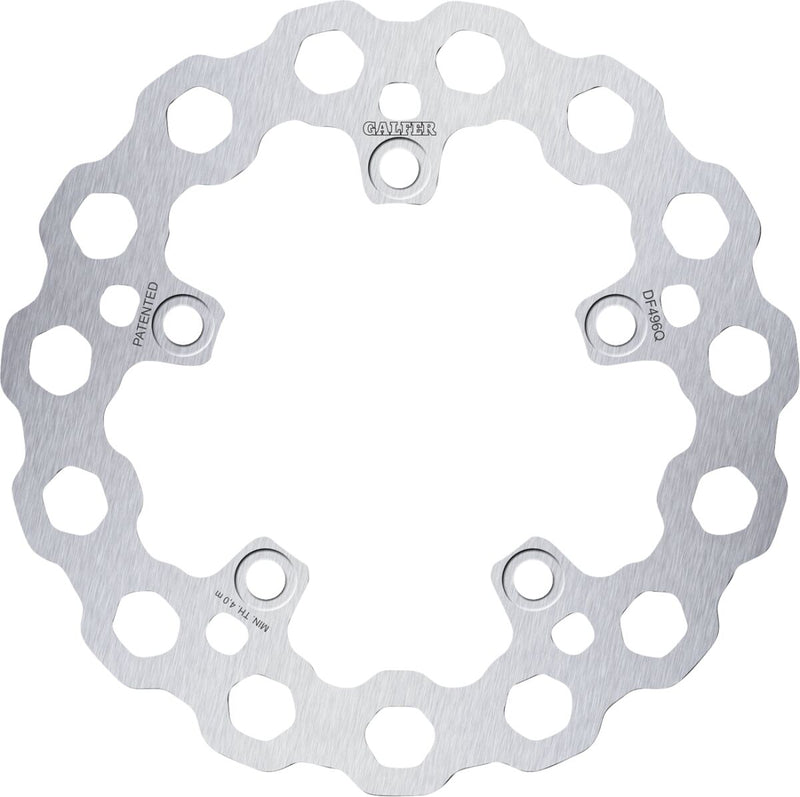 Galfer Cubiq™ Brake Rotor Chrome Rear Solid-Mount #DF496Q