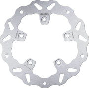 Galfer Wave® Brake Rotor Silver Stainless Steel Solid-Mount Rear One Piece (Fixed) #DF806W