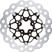 Galfer Brake Rotor Floating Cubiq Black Silver Full-Floating Front Two Piece (Floating) Aluminium Stainless Steel #DF801FLQ
