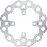Galfer Cubiq Brake Rotor for 2012-2024 TRIUMPH Silver Stainless Steel Solid-Mount Rear One Piece (Fixed) #DF907Q