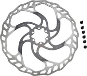 Galfer Fixed/Oversize Bicycle Brake Rotor Black Machined Oversized Stainless Steel #DB007W