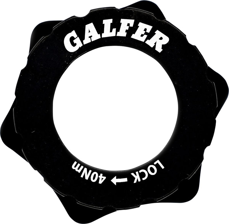 Galfer Universal Center Lock Bicycle Brake Rotor Adapter Anodised Black Aluminium #CB001