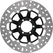 EBC X-Series Brake Rotor Black Silver Full-Floating Rear Two Piece (Floating) Stainless Steel #MD887BLK
